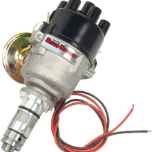 Pertronix D177600 Flame-Thrower Plug and Play Vacuum Advance Cast Electronic Distributor with Ignitor Technology