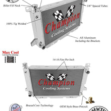 Champion Cooling, 3 Row All Aluminum Radiator for Ford F Series, CC1451