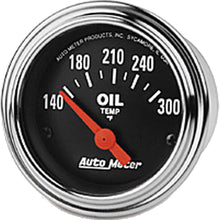 AUTO METER 2543 Traditional Chrome Electric Oil Temperature Gauge