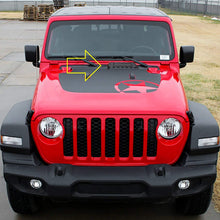 Xotic Tech Black Cowl Hood Vent Scoop Cover Air Vent Accessories for Jeep Wrangler JK TJ 1998-2018