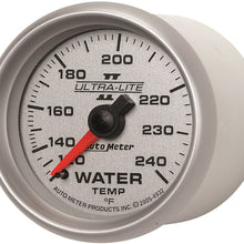 Auto Meter 4932 Ultra-Lite II 2-1/16" 120-240 Degree F Mechanical Water Temperature Gauge