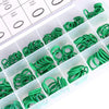 Yosoo 270Pcs 18 Sizes Assortment Kit Air Conditioning HNBR O-Ring Set Car Auto Vehicle Repair Green