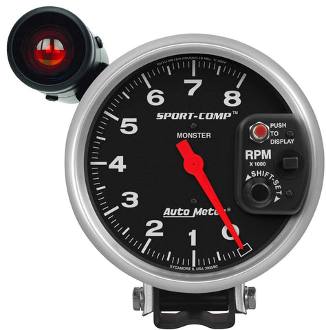 Auto Meter 3905 Sport-Comp Shift-Lite Tachometer,5.000 in.