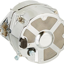 DB Electrical ADR0334-C Alternator Compatible with/Replacement for Marine Mercruiser 105 Amp Chrome Delco/ 10SI/ 1 Wire/V-Belt