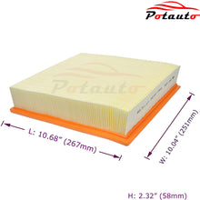 POTAUTO MAP 6004 (CA10262) Engine Air Guard Filter Compatible Aftermarket Replacement Part