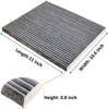 Cabin air filter for Altima(2007-2012),Maxima (2009-2014),Murano (2009-2014),Quest (2011-2017),Replacement for CP173,CF11173, (Activated Carbon,1 Pack)