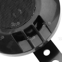 12V 18W Auto Car Motorcycle ATV Electric Vehicle Electric Horn 115DB In Black