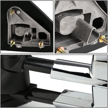 DNA Motoring TWM-002-T222-CH+DM-074 Pair of Towing Side Mirrors + Blind Spot Mirrors