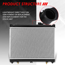 2089 OE Style Aluminum Core Cooling Radiator Replacement for Geo Tracker 96-98 Suzuki X90 AT MT 94-97