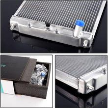 3 Row 52mm Aluminum Cooling Racing Radiator Stop Leak Compatible For Honda Civic 1992-2000 EK EG D15 D16 In/Out 28mm 1993 1994 1995 1996 1997 1998 1999