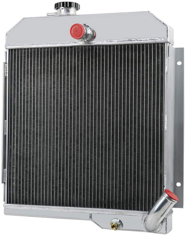 CoolingSky 3 Row All Aluminum Radiator for 1965-1969 Jeep CJ5 CJ6 DJ5 DJ6 Original Engine丨Buick V6 225 SWAP