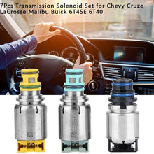 Lovey-AUTO OEM # 6T45E 6T40 7pcs/Set Tested 6T45E 6T40 Transmission Shift Solenoid for Chevrolet Malibu Cruze Equinox Buick Regal LaCrosse Saab
