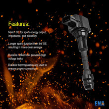 ENA Pack of 8 Ignition Coils Compatible with 2004 2005 2006 Nissan Titan Armada - Infiniti QX56-5.6L V8 22448-7S015 C1483 UF510