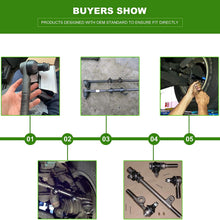 Scitoo Lower Ball Joints Inner Outer Tie Rod Ends Sway Bar Link Kits for Ford Mustang 1994-2004