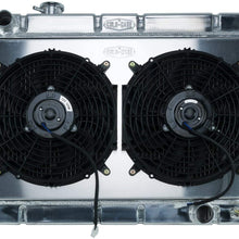 66-67 Chevelle Radiator and Dual 12in Fan Kit MT