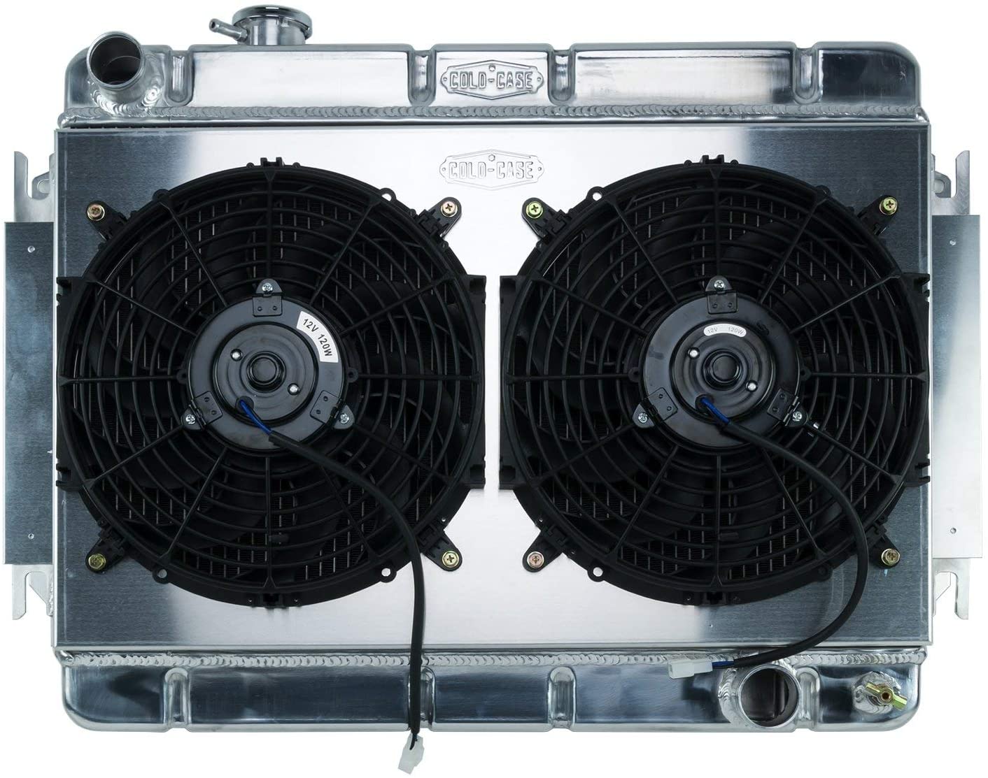 66-67 Chevelle Radiator and Dual 12in Fan Kit MT