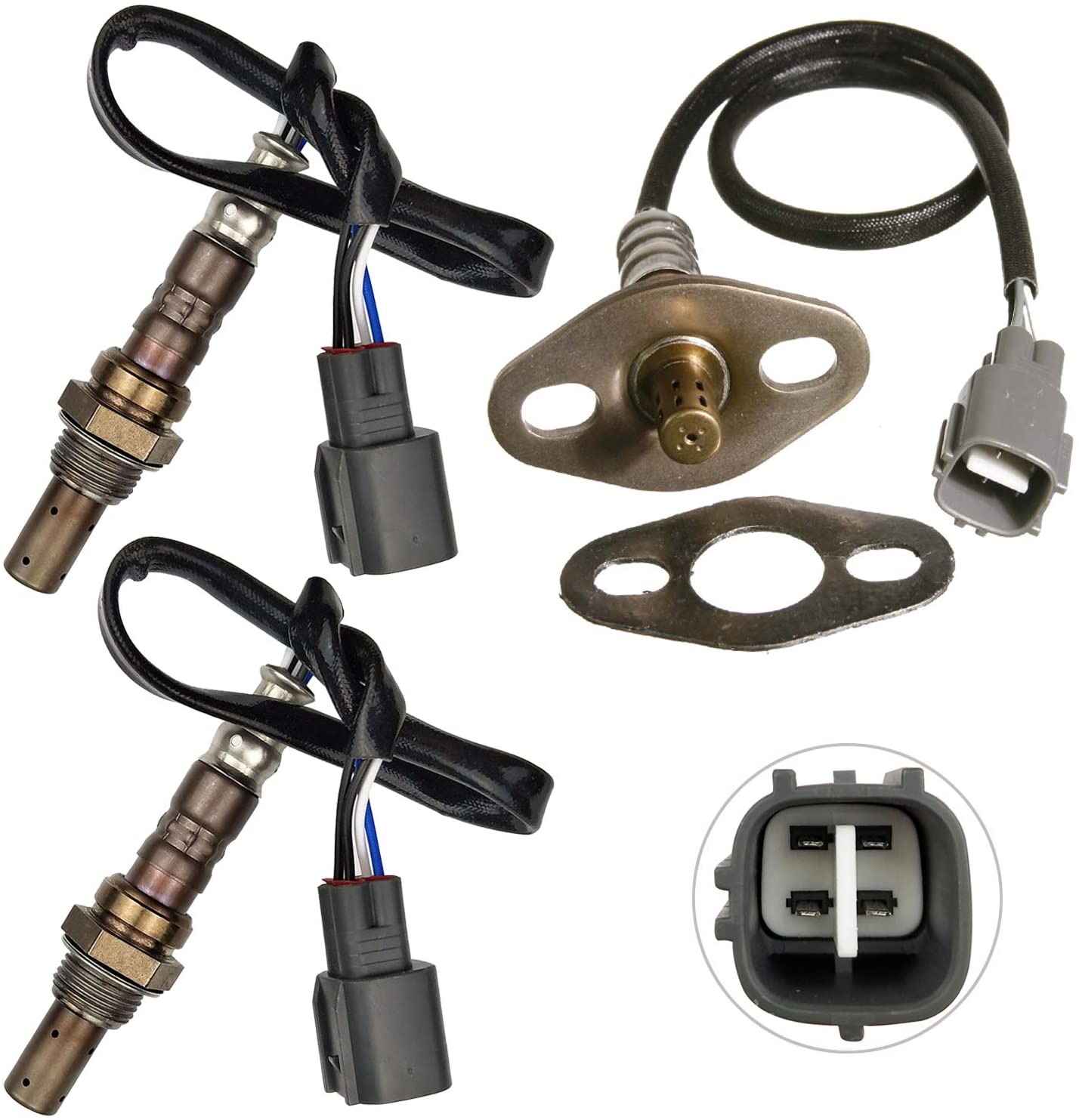 MAXFAVOR 3PCS Oxygen Sensor Replacement for Lexus1999-2003 RX300 Air Fuel Ratio O2 Sensor234-9009 x2 234-4215 x1 02 sensor