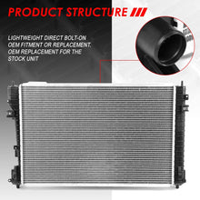 13041 Factory Style Aluminum Radiator Replacement for 08-12 Ford Escape/Mazda Tribute 3.0L AT