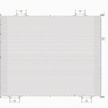 MDR OE Replacement for Dodge DAKOTA_PICKUP 2005-2010 Condenser (3666) 6Mm(Partslink # CH3030216)