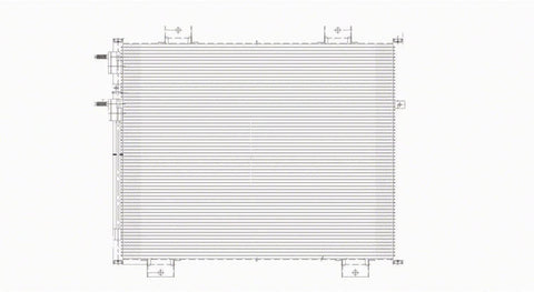MDR OE Replacement for Dodge DAKOTA_PICKUP 2005-2010 Condenser (3666) 6Mm(Partslink # CH3030216)