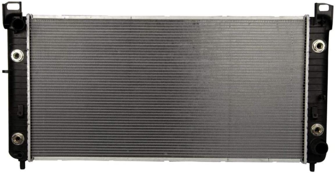 LONGKEES Automatic Transmission Aluminum/Plastic Radiator 1 Row For 2003-2006 Silverado CU2947