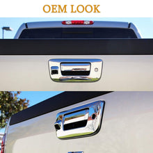 EWAY Tailgate Handle Backup Camera for Chevrolet Silverado GMC Sierra 1500 2007-2013 2500 3500 Heavy Duty 2007-2014 Waterproof Removable Guide Line Reversing Backing Cameras Chrome