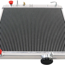 CoolingSky 2 Row All Aluminum Radiator for 1993-1998 Suzuki Sidekick Geo Tracker 1.6L 4Cyl