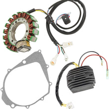 Caltric Stator & Regulator Rectifier Compatible With Yamaha Kodiak 400 Yfm400 1996-1998 With Gasket
