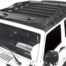 u-Box Hard Top Roof Rack Cargo Carrier Basket w/Wind Deflector Fit for 2007-2018 Jeep Wrangler JK Unlimited 4 Doors