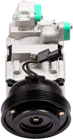 OCPTY AC Compressor with Clutch Compatible with H-yundai Santa Fe Kia Magentis Optima Hyundai Sonata 2001-2006 CO 10703C