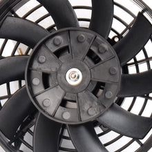 25 Row AN10 Engine Oil Cooler Silver + Filter Adapter Kit + 7" Universal Black Fan