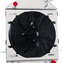 ALLOYWORKS 3 Row All Aluminum Radiator+Shroud Fan For 1917-1927 Ford Model T Bucket Chevy Engine