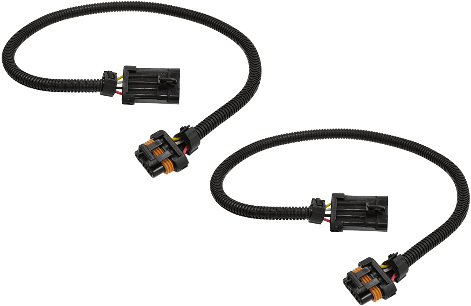 Michigan Motorsports 24 inch Oxygen o2 02 Sensor Extension Harness Fits Ls1 Ls6 Lt4 with 4 PIN Wire Flat O2 Connector O2 Camaro Firebird