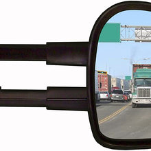 CIPA 80010 Extendable Replacement Manual Towing Mirror fits 1988-2000 CK Chevy/GMC Pickup - Right Hand Side