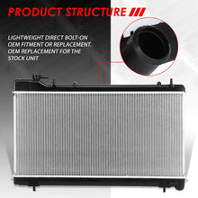 1574 Factory Style Aluminum Radiator Replacement for 93-98 Subaru Impreza 1.8L/2.2L AT/MT