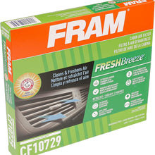 FRAM Fresh Breeze Cabin Air Filter Replacement for Car Passenger Compartment w/ Arm and Hammer Baking Soda, Easy Install, CF11182 for Select Acura and Honda Vehicles