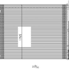 CPP Air Conditioning Condenser for 2016 Honda Civic HO3030164