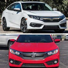 Clear Lens Chrome Housing Black Bezel Front Fog Lights Compatible For Honda Civic 2/4Drs 2016-ON Fog Lamps Upgrade Replacement Wiring + Switch + Harness