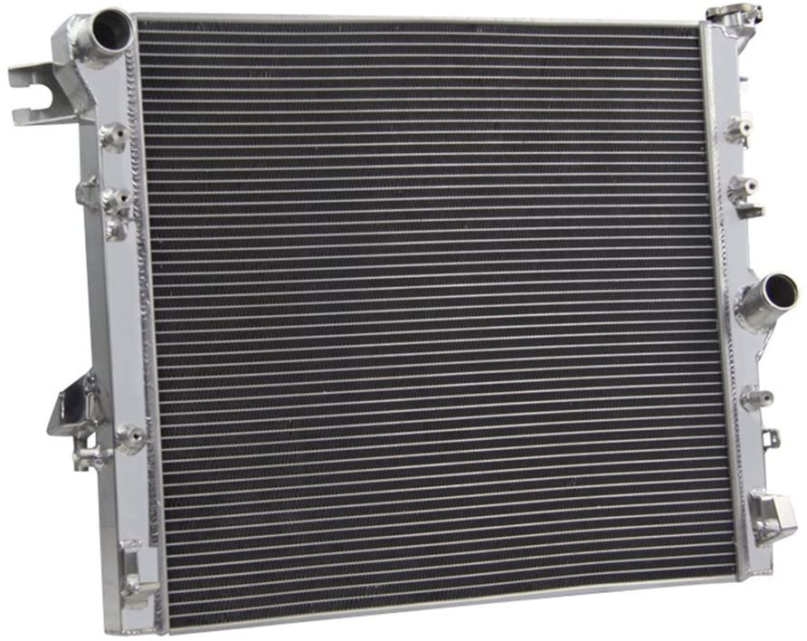 OzCoolingParts Jeep Radiator, 3 Row Core Aluminum Radiator for 2007-2015 Jeep Wrangler JK 3.6L 3.8L 2008 2009 2010 2011 2012 2013 2014, Automotive Engine Radiators