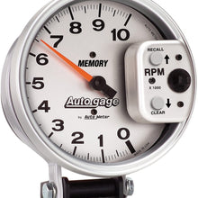 AUTO METER 233907 Autogage Memory Tachometer,5.000 in.
