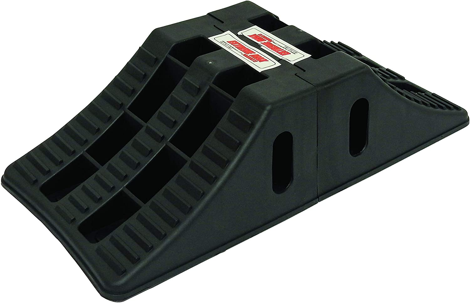 Extreme Max 5800.5852 Heavy-Duty Interlocking Wheel Chock for Tandem Axle Trailers and RVs - 9.2