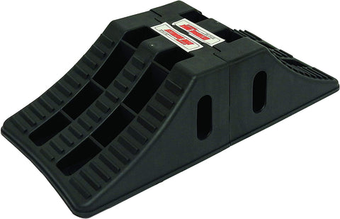 Extreme Max 5800.5852 Heavy-Duty Interlocking Wheel Chock for Tandem Axle Trailers and RVs - 9.2