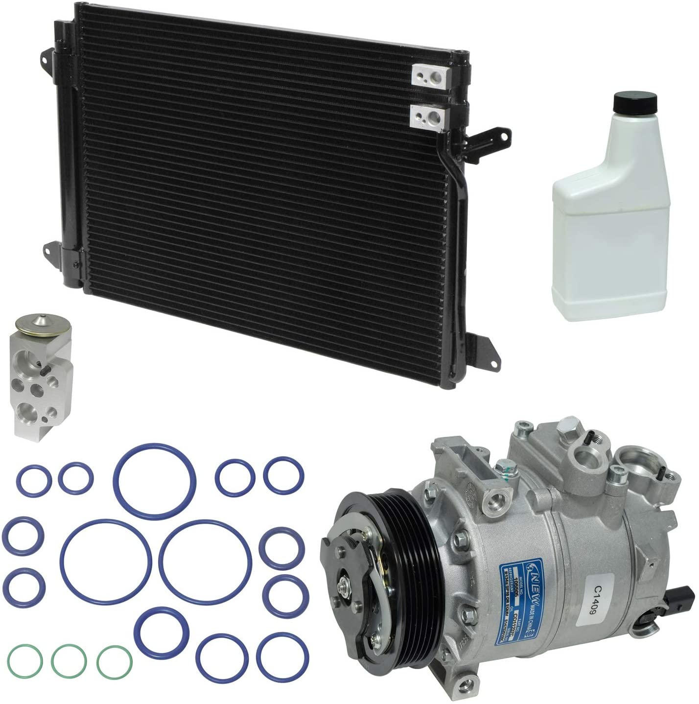 New A/C Compressor and Component Kit KT 2900B - Jetta