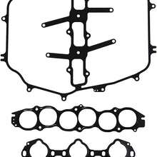 DNJ IG646 Intake Gasket for 2003-2008 / Infiniti, Nissan / 350Z, FX35, G35, M35 / 3.5L / DOHC / V6 / 24V / 3498cc / VQ35DE