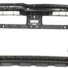Radiator Support Assembly Compatible with 2005-2010 Volkswagen Jetta Black Plastic - 2.5L Eng.