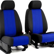 Front Seats: ShearComfort Custom Neoprene-Style Seat Covers for Toyota Corolla (2020-2020) in Solid Charcoal for Buckets w/Adjustable Headrests (LE Model)