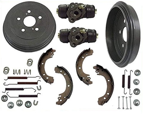Rear Drums Shoes Wheel Cylinders for Toyota Corolla BUILT IN USA CANADA 03-08