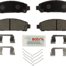 Bosch BE1401H Blue Disc Brake Pad Set with Hardware for 2009-15 Toyota Venza - FRONT