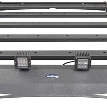 u-Box Tacoma Roof Rack, Top Cargo Carrier Basket w/LED Lights Support Shark Fin Antenna for 2005-2021 Toyota Tacoma 4 Doors Gen 2/3