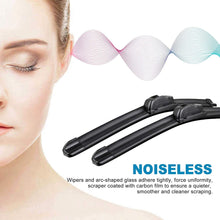 Windshield wiper blades, 26" + 19" Inch Bracketless Beam J U Hook Wiper Blades by YEAHMOL (set of 2)